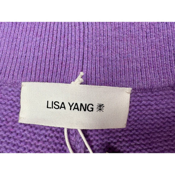 Lisa Yang Dea Sweater and Vivi Pant Set Lavender Purple Cashmere Size 1 NWT $975 - Picture 12 of 16